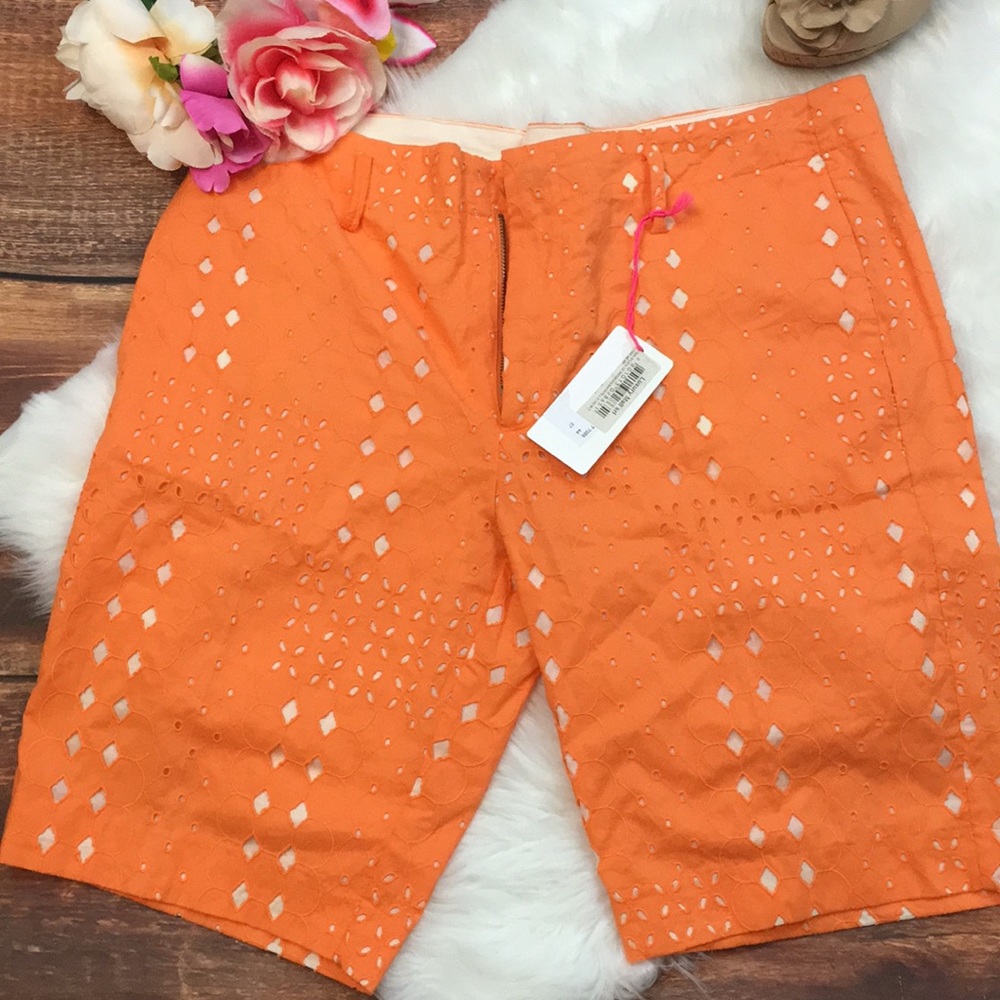 NWT See by Chloe Orange Shorts